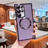 Чехол для Samsung Galaxy S25 Ultra с электропокрытием, блестящий, из ТПУ, прозрачный, для телефона, совместимый с MagSafe