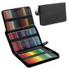 Пенал для цветных карандашей большой вместимости, простой пенал на молнии, складной, идеально подходит для возвращения к офисным принадлежностям, не чехол для 72 карандашей, застежка,