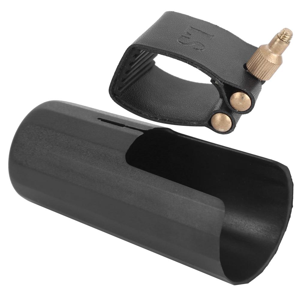 Крепления для колпачка лигатуры альт-саксофона из искусственной кожи, пластиковые аксессуары для мундштука