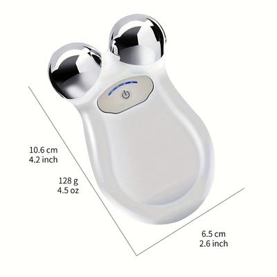 Микротоковый массажер для лица, косметический инструмент, 3-скоростной микротоковый ролик для лица, массаж глаз, лифтинг и затягивание в косметический инструмент