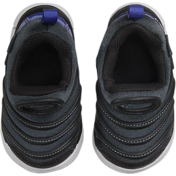 Nike Dynamo Free Comfortable Abrasion Resistant Low top Toddler Shoes Black Blue Infant And Toddler 343938-445