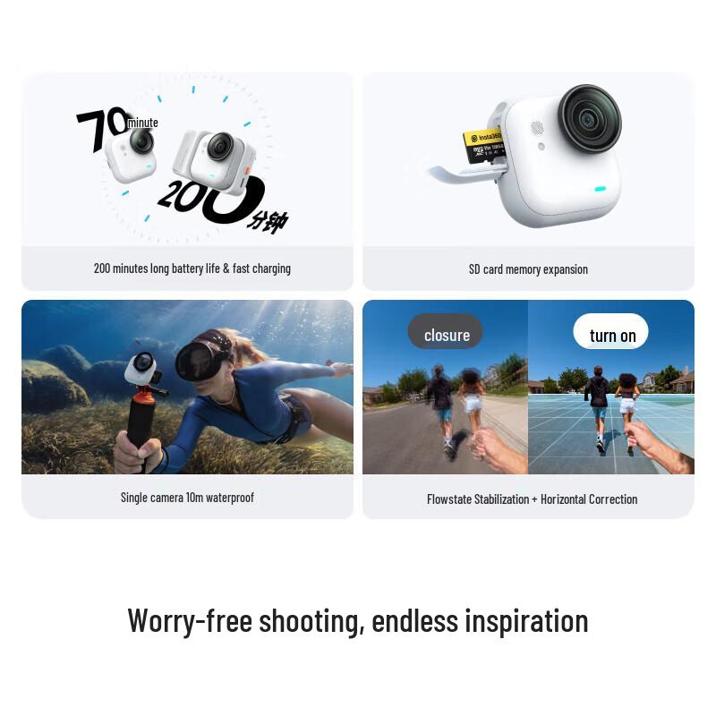 Insta360 GO Ultra Flagship 4K Pocket Action Camera (CN version)