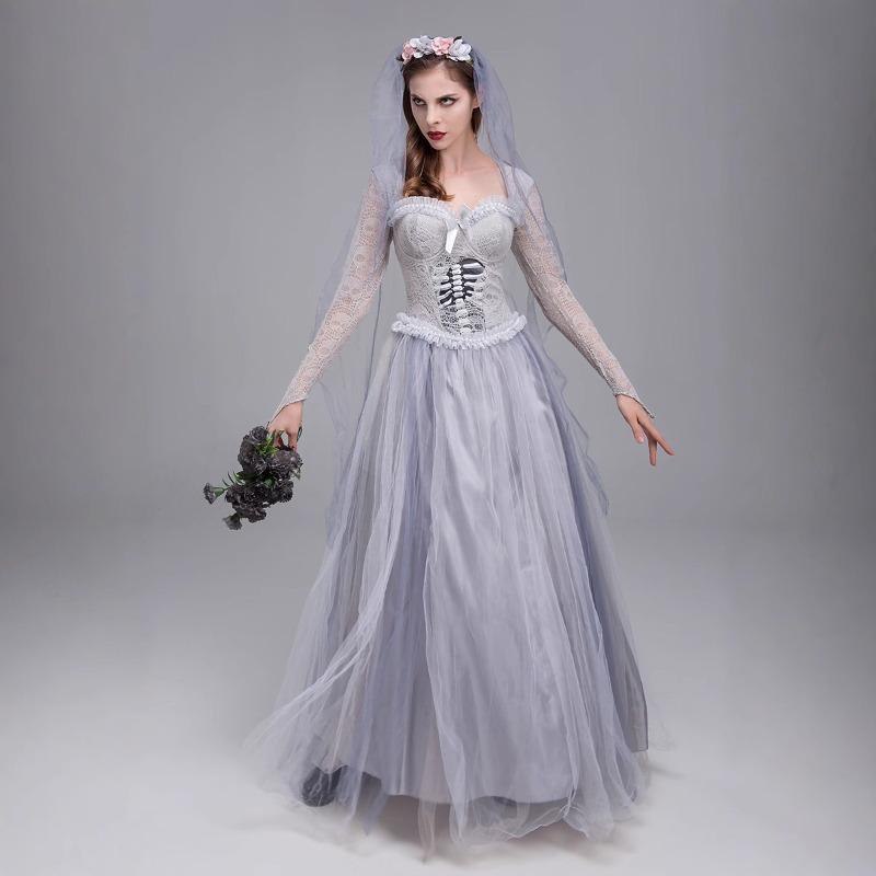 New Halloween Products, Zombie Underworld Ghost Bride Vampire Resurrection Festival Show Suit Devil Suit