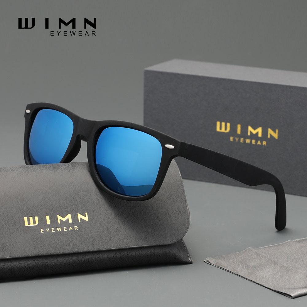 WIMN Brand Fashion UV400 Мужские солнцезащитные очки Защита глаз Поляризация TAC Линзы Очки Высокое качество TR90 Спортивные очки