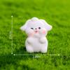 New DIY Doll House Dog Doll Car Ornament Gardening Miniature Figurines Gift Dog Coffee Shop Mini Animals Figurine