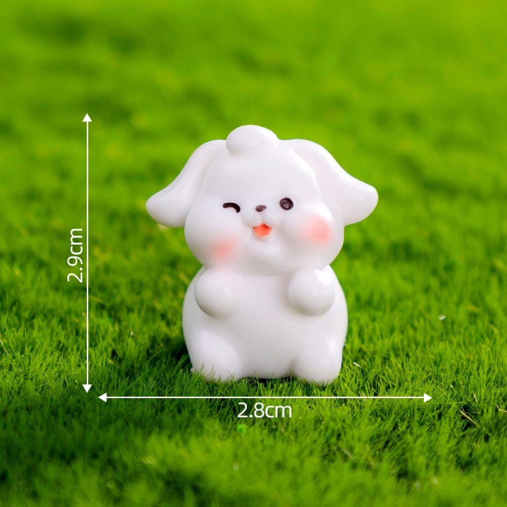 Car Ornament Dog Doll Dog Coffee Shop Mini Animals Figurine New Miniature Figurines