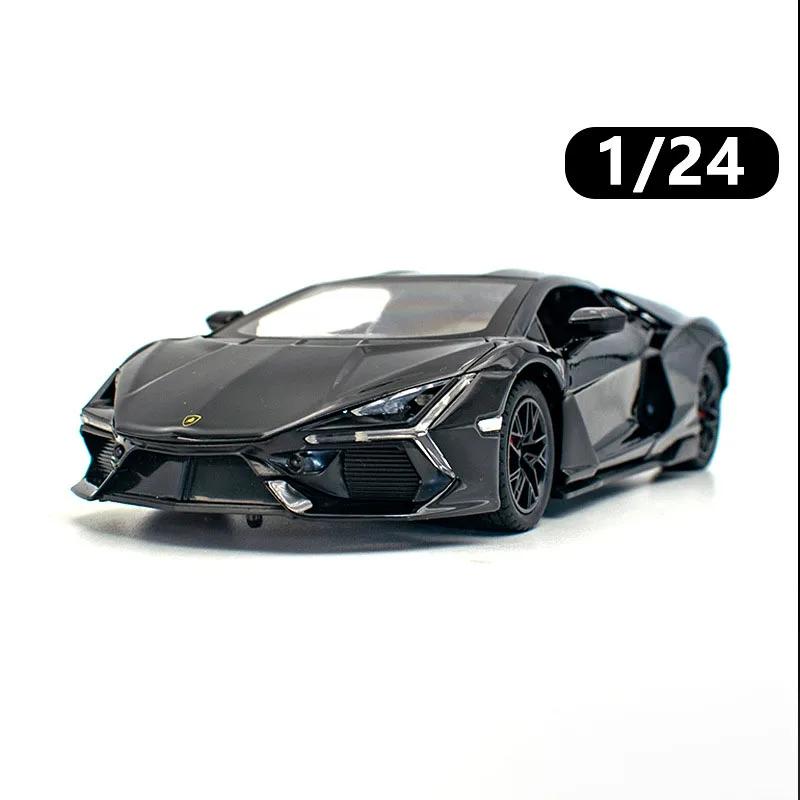 1:24 Scale Revuelto Senna Spray Sports Car Model Toy Sound Light Doors Opened Alloy Diecast Miniature Vehicles Gifts for Boys