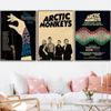 Ретро постер рок-группа Арктическая обезьяна художественное украшение картина бар кафе высокое качество холст живопись гостиная стена домашний декор