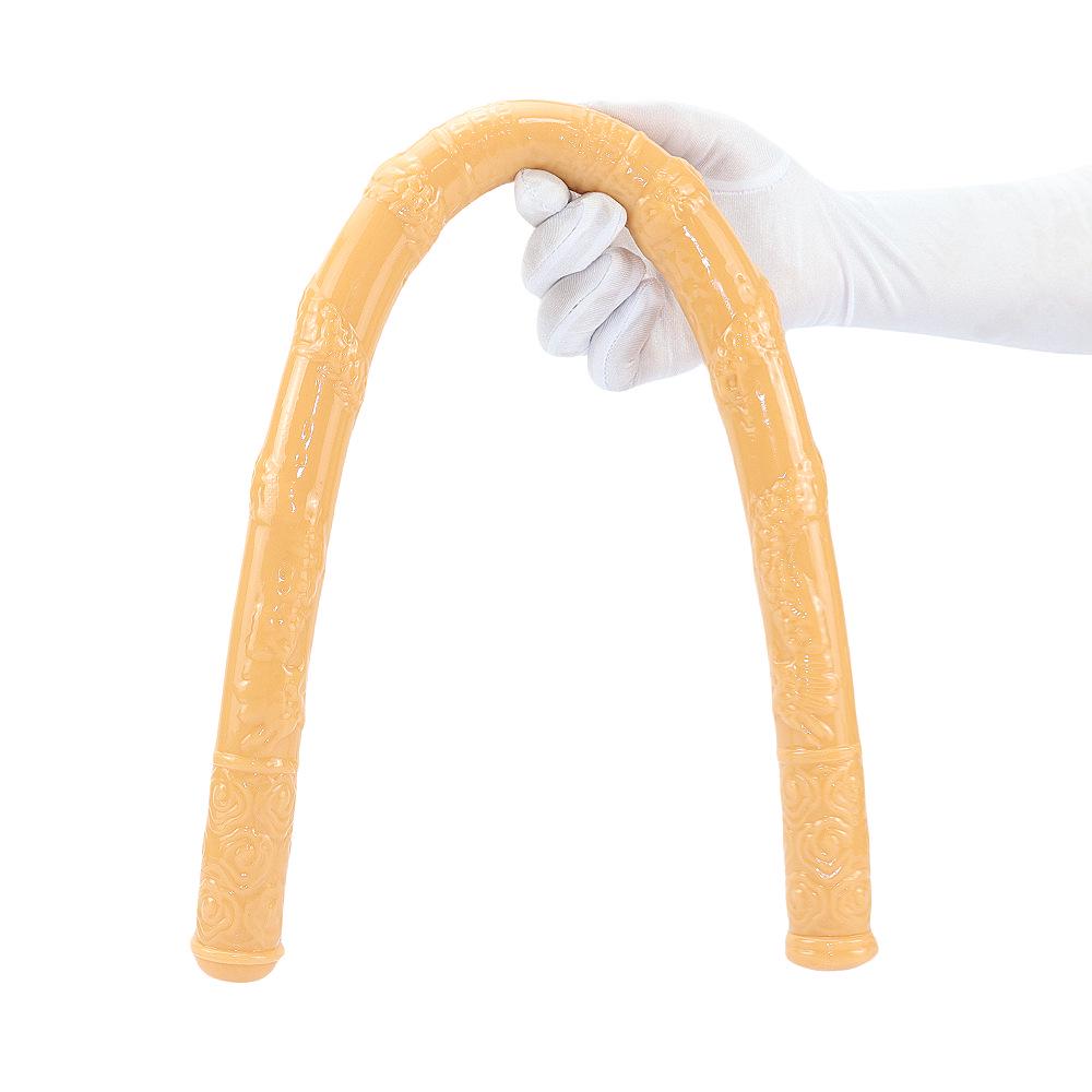 Двуглавый дракон анальная пробка - Длинный, мягкий вибратор для взрослых