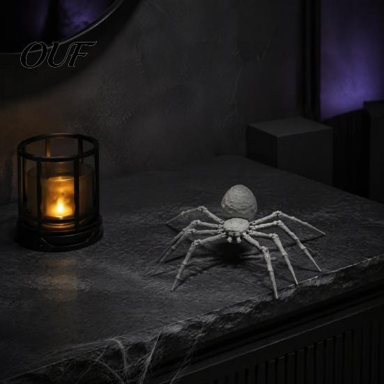 3D-печатная фигурка паука, реалистичная статуэтка, шарнирная, реалистичное поддельное украшение с гибкими суставами на тему Хэллоуина, гнущийся реквизит для