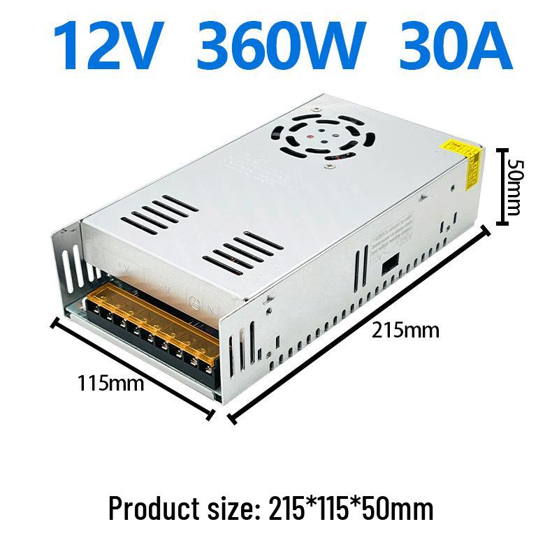 Импульсный источник питания 220 В на 24 В постоянного тока 15 А со светодиодным дисплеем, трансформатор 5 В/12 В