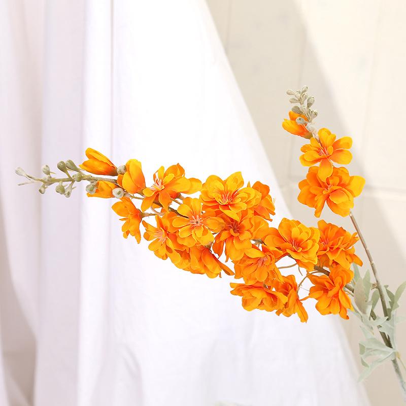 Yannew 3 шт. 85 см Дельфиниум Искусственные цветы Длинный стебель Шелковый Гиацинт Свадебные Цветочные Композиции Украшение Декор для Дома Комнаты