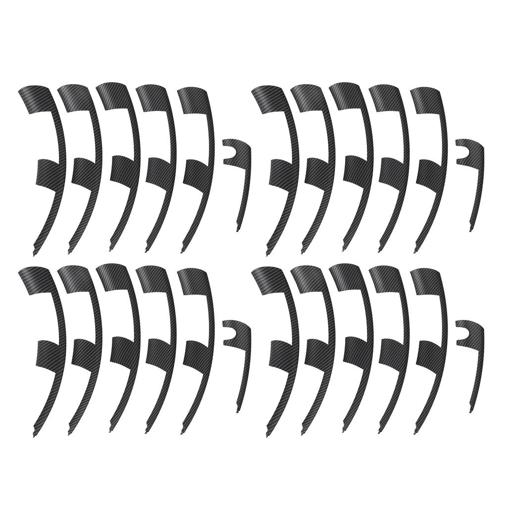 21 Inch Wheel Rim Protector Guard Scratch Resistant Hubcap Rim Patch Replacement for Performance