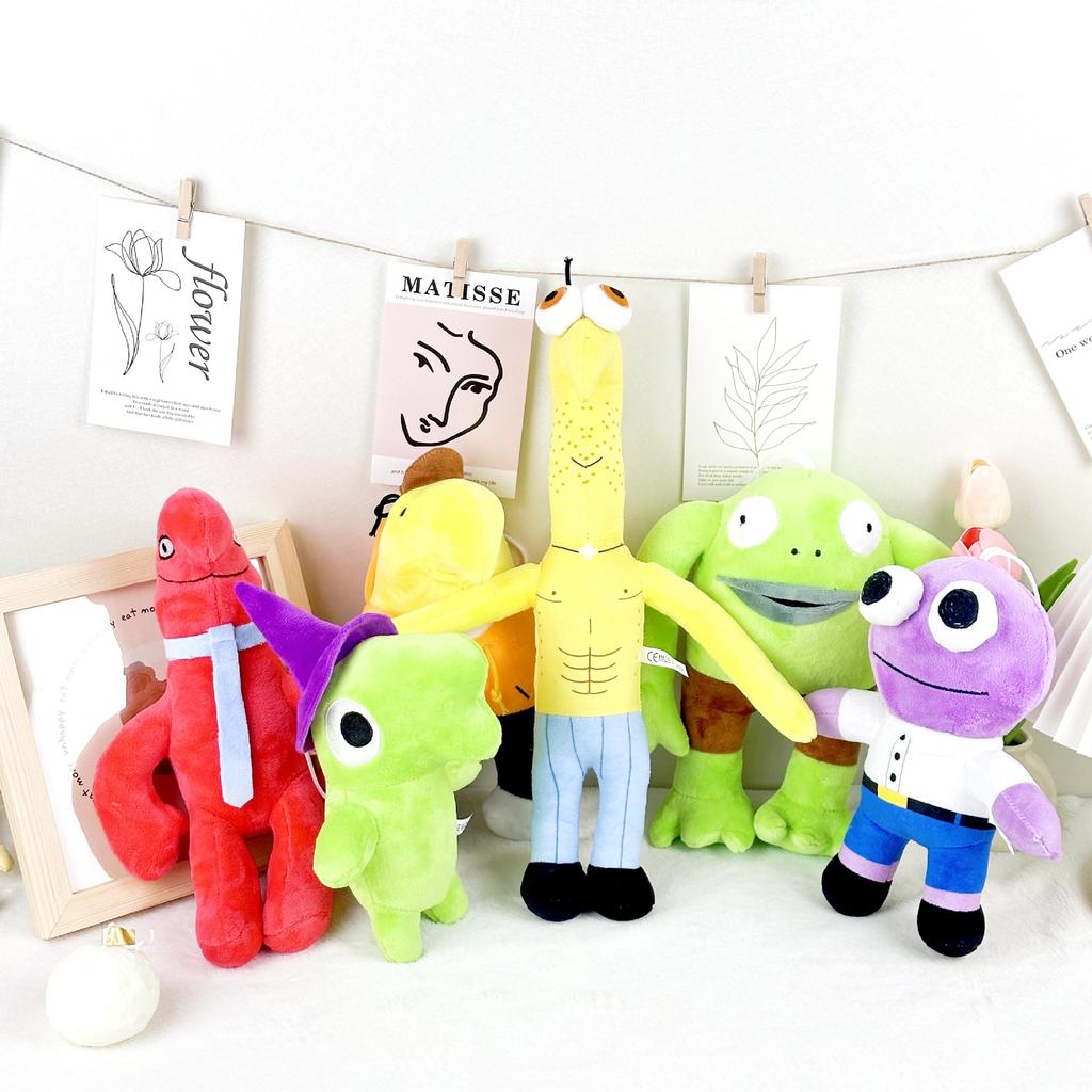 New Smiling Friends Series Plush Toy Gift Mr. Frog Doll