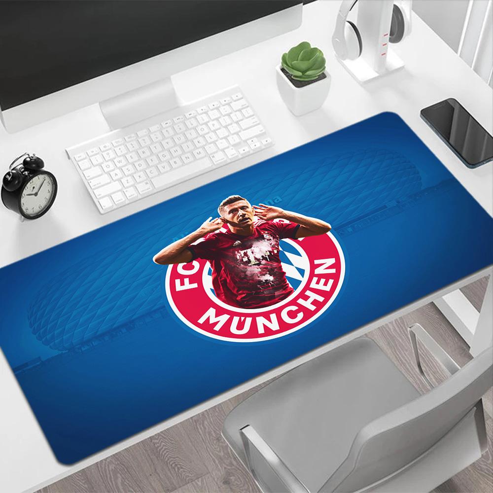 Polish Football Star Large Mouse Pad Gamer Mousepad Computer Desk Mat Non-Slip Rubber Base Computer Decor Item Office Use