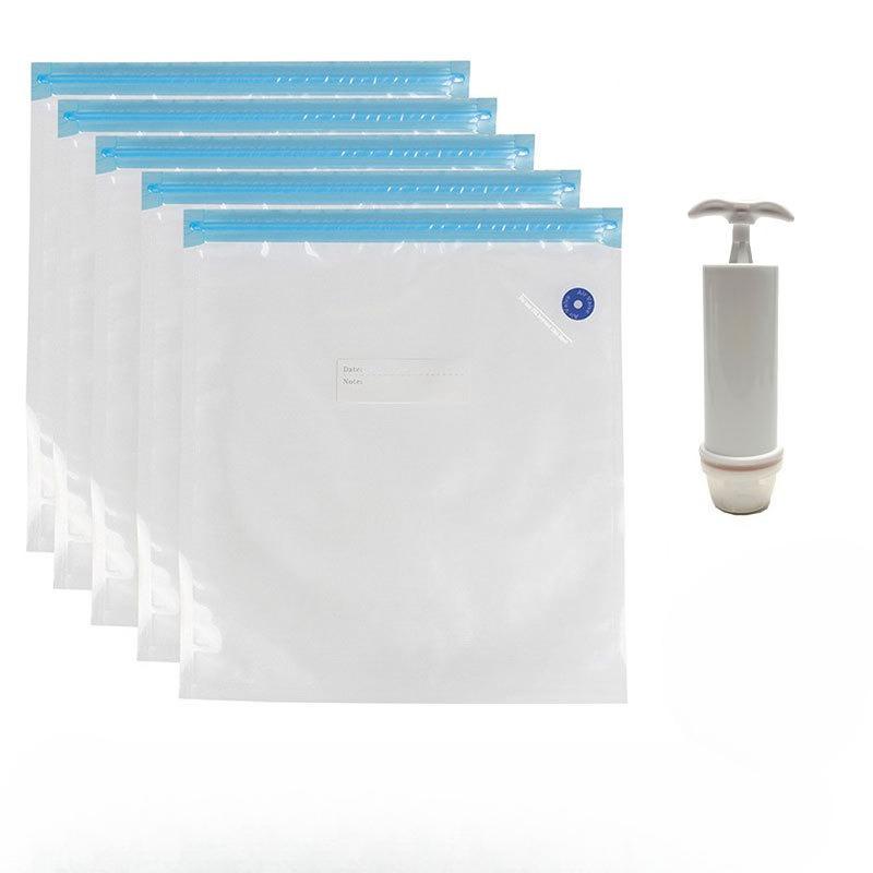 Многоразовые вакуумные пакеты для хранения продуктов, идеально подходящие для сохранения фруктов и готовых блюд, идеально подходят для кухни и хранения продуктов в холодильнике.