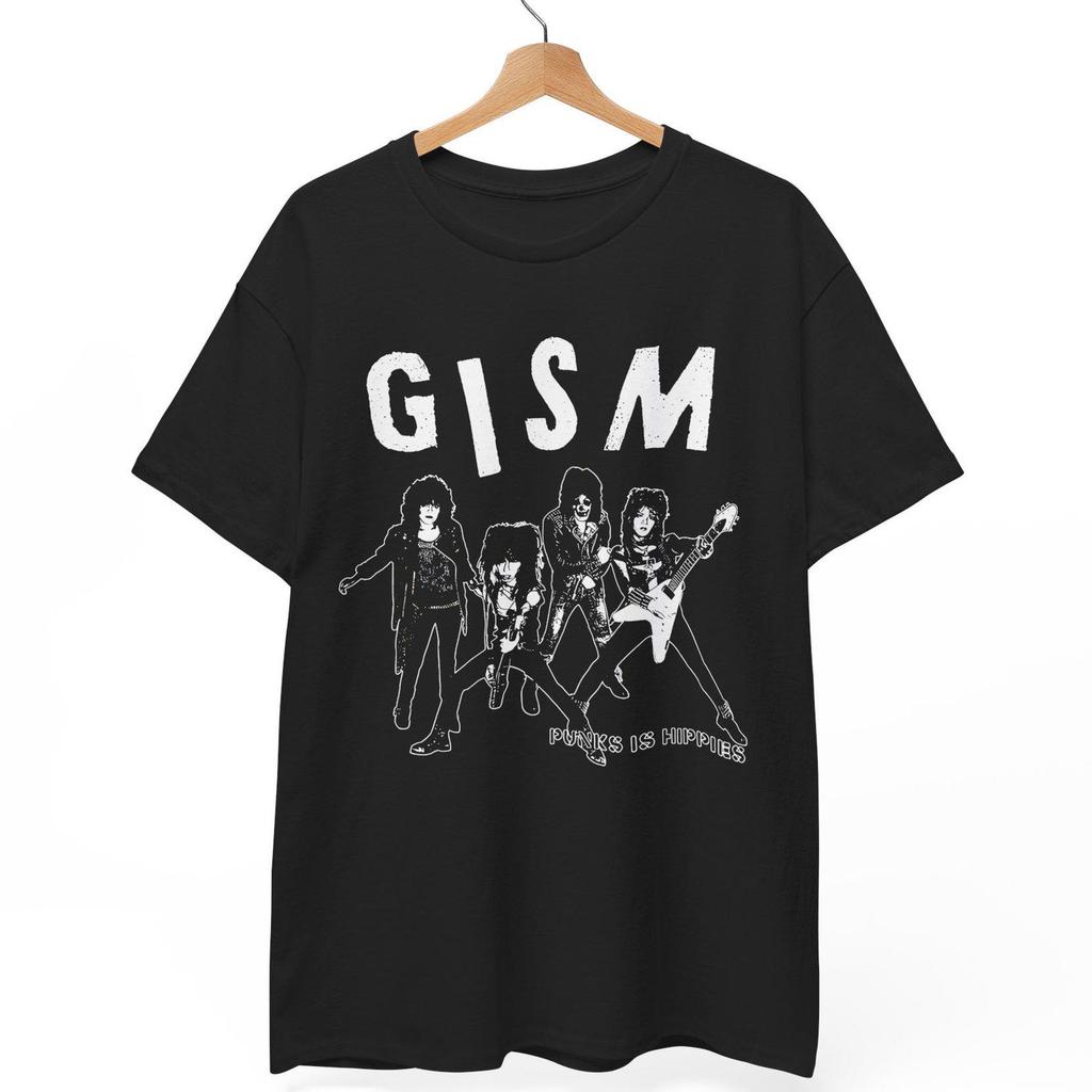 GISM 'Punks Is Hippies' T-Shirt: Japanese Hardcore Punk Band Tee