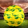 Defensa y Justicia Indoor Soccer Ball Size 5 Colorful All Ages Machine Stitched PVC Competition Ready Durable High-Bounce
