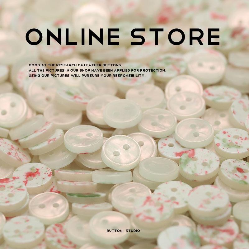 Тонкая двухслойная пуговица из смоляной оболочки с двумя ушками для вязаного кардигана, повседневного летнего платья, рукавов и воротника.