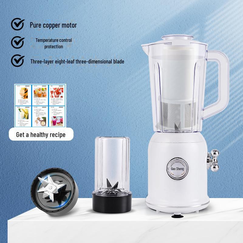 Многофункциональная ретро-соковыжималка и соеварка - 110 В/220 В миксер для жидких продуктов и назогастральный кормовой процессор