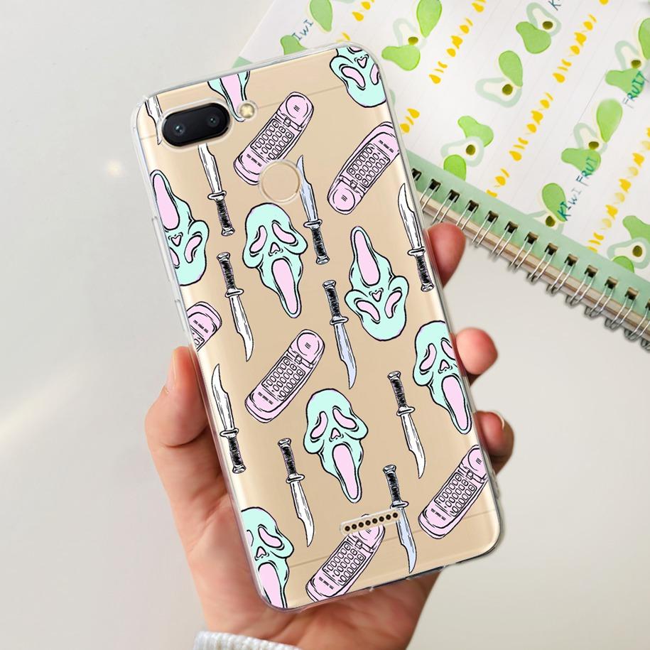 For Cover Xiaomi Redmi 6 Phone Case Fashion Marble Butterfly Soft Silicone Back Cover For Xiomi Redmi 6 6A Redmi6 Redmi6a Fundas