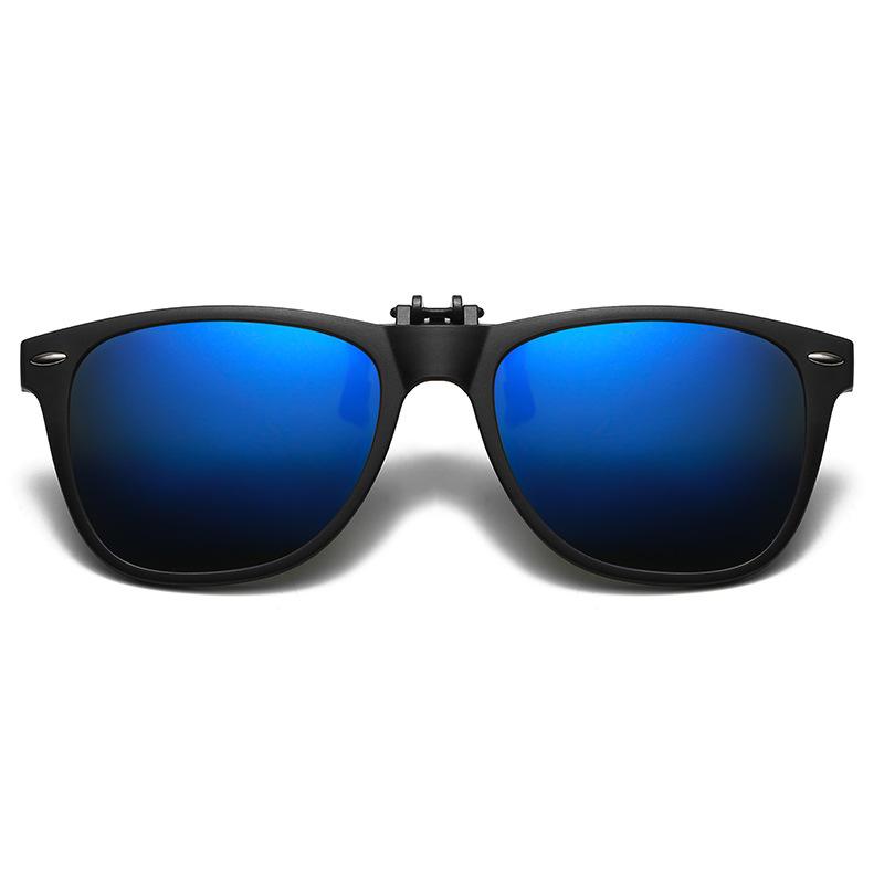 1 шт., портативные поляризационные солнцезащитные очки на клипсе для мужчин и женщин, солнцезащитные очки с откидными линзами, очки для вождения