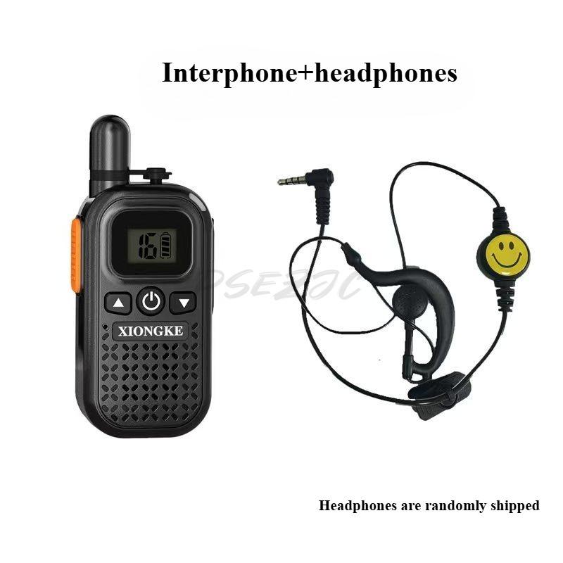 2pcs/set Mini Walkie Talkie TYPE-C Charging Foot Bath City Restaurant Hotel KTV Beauty Salon Handheld Device