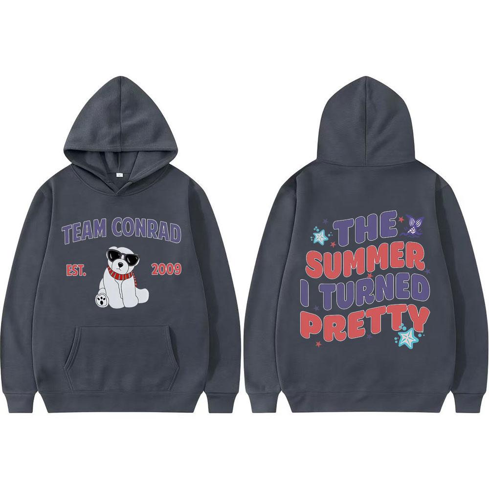 Cousins Beach Team Conrad Movie Pullover Funny I Turned Pretty Sweatshirts Men Women Fashion Vintage Oversized Loose Hoodie Tops