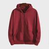 2024 Unisex Hooded Zipper Sweatshirt for Autumn and Winter, Loose Fit, Large Size