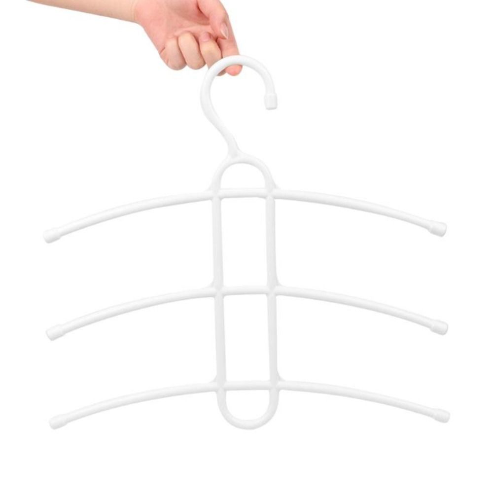 Multifunctional Hanger Hook 3 Layer Clothes Hanger Clothes Rack Wardrobe Organizer Space Saver