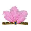 Feather Flapper Headbands Mardi Gras Prom Dancer Headpiece for Party Carnivals Celebrations Headwear Hair Styling