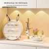 white tulip rabbit foyer organizer