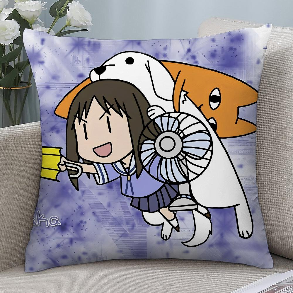 Аниме A-Azumanga Daioh Наволочка 3D-печать Полиэфирное волокно 40*40 см Домашний диван Декоративная наволочка Подарок на фестиваль