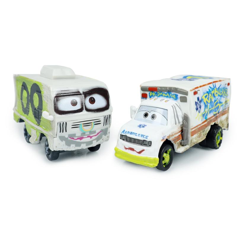 Non-Toxic Pixar Cars 1:55 The Thunder Valleycrash Dr. Damage Arvy Alloy Diecast Car Toy Children'S Toy Gift