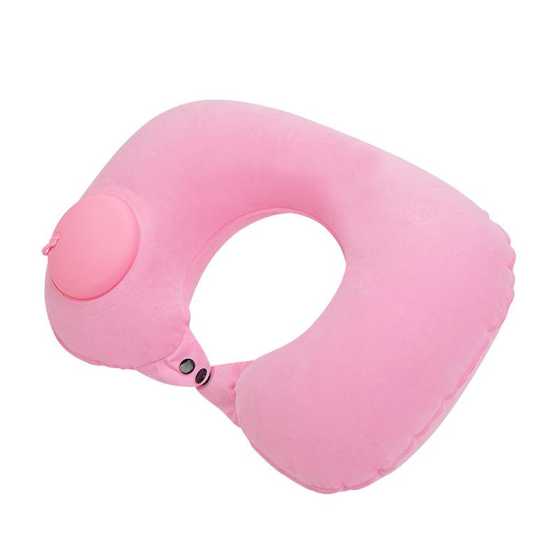 U-образная подушка для путешествий, портативный пресс, уличная U-образная подушка, подушка для автомобильного сиденья, автоматическая надувная