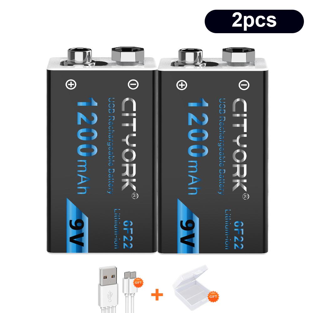 9 В 1200 мАч 6F22 USB литий-ионный аккумулятор 9 В литиевый для мультиметра, микрофона, игрушки, дистанционного управления, использования KTV
