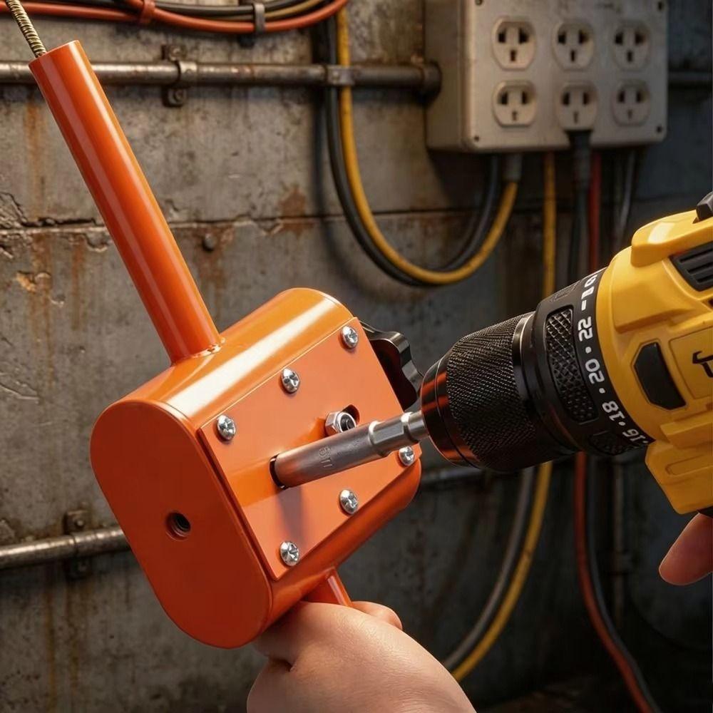 Compact Cable Pulling Machine Metal Automatic Stringing Wire Puller Building Maintenance