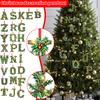 2D Christmas Decoration Pendant Christmas Tree Tag Theme Party Crafts Ornament