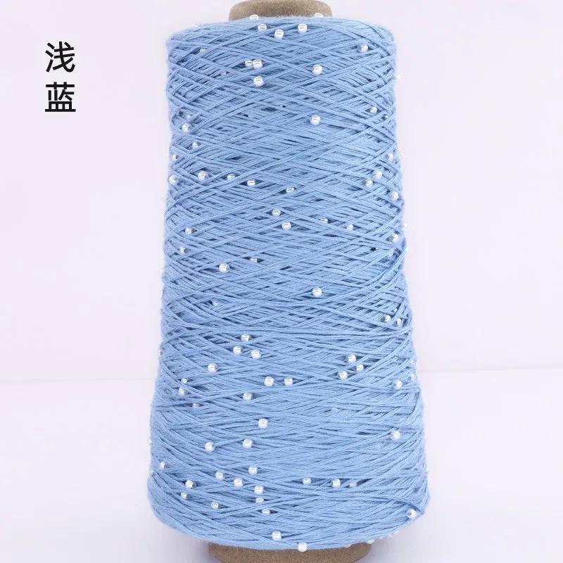 6 нитей мерсеризованного хлопка + жемчужная нить ручного плетения из чистого хлопка тонкая шерстяная нить для вязания крючком бисер своими руками ручного плетения