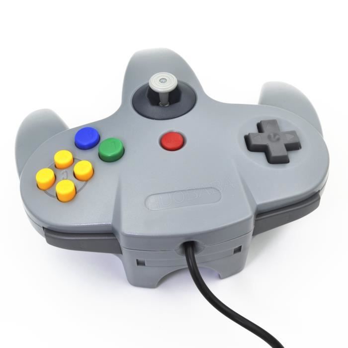 Геймпад - Nintendo - N64 - Проводной - Серый - Без вибрации