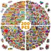 200 Cool Graffiti Stickers, Personalized Creative Cartoon Scooter Luggage Notebook Helmet Graffiti Stickers
