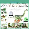 Силиконовая мягкая модель динозавра для детей, коллекционная, забавная, образовательная игра, подарок