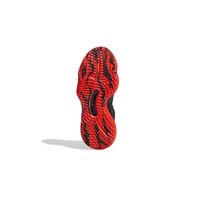 Marvel x adidas D.O.N. Выпуск №3 J Venom Carnage — черные ярко-красные детские кроссовки Core — черная обувь — белый GZ5494