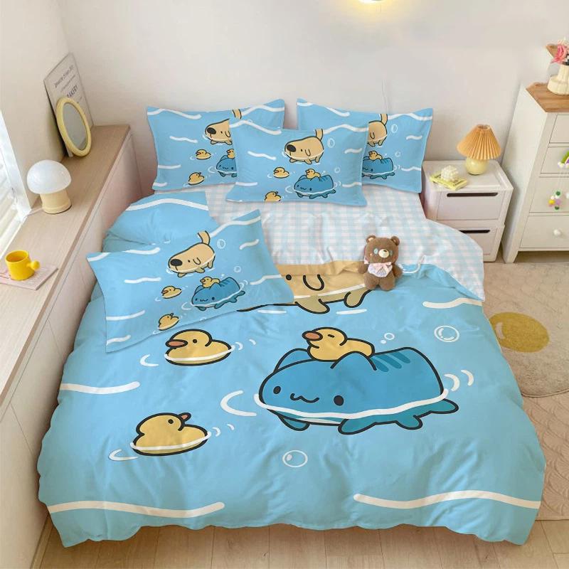 Cute Bugcat Capoo Duvet Cover best Cartoon Capoo Bedding Set Gifts Children Bedroom Quilt Cover Boy Girl Bed