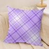 purple diamond pattern Cushion Cover Soft Plush Fabric DoubleSided Printed Cushion Covers for All Seasons Modern HomeDecor Gift
