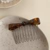 Styling Tools Acetate Hair Side Clip 10 Teeth Bowknot Hairpins Inverted Insert Hair Combs Fashion Accessory