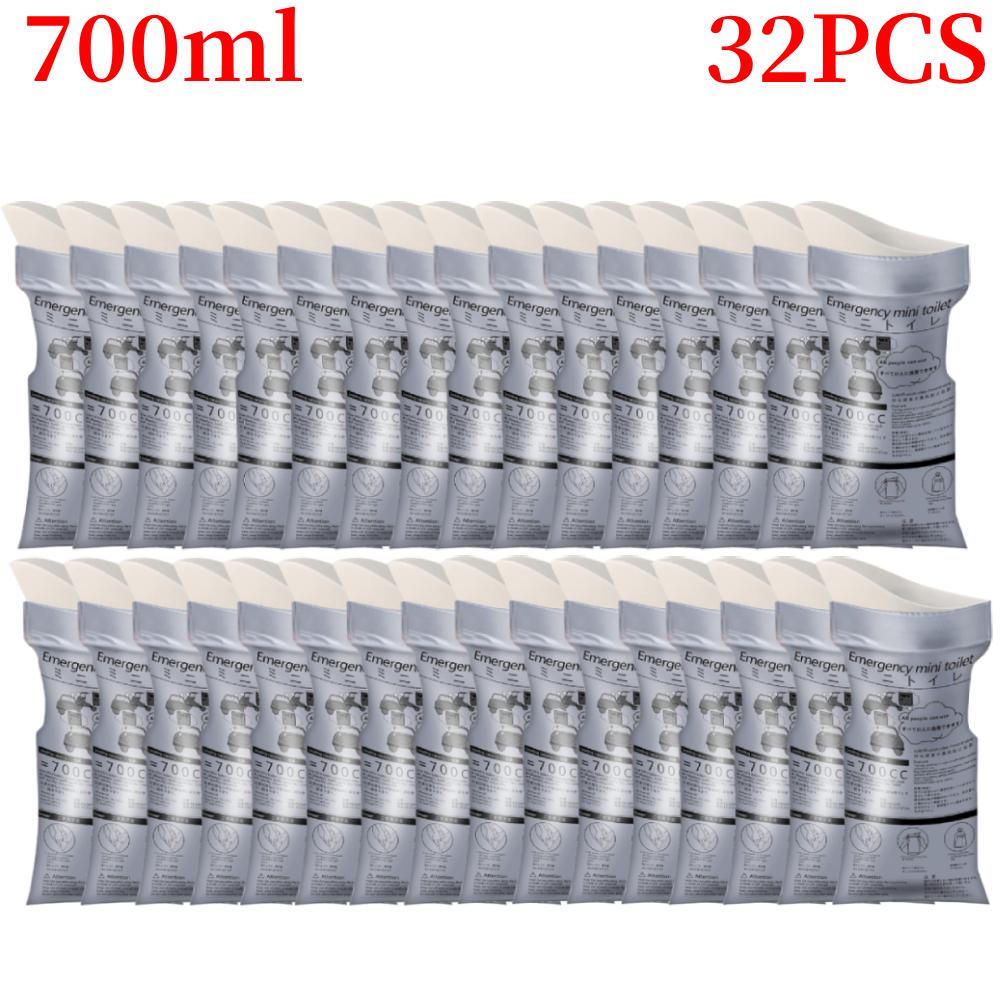 4-32 шт. Портативный аварийный пакет-писсуар для кемпинга на открытом воздухе, одноразовый дорожный пакет для рвоты, мобильный туалет для мужчин, женщин и детей
