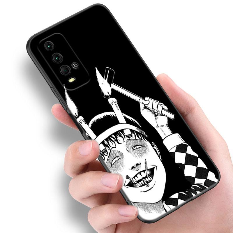 Чехол для телефона Junji Ito Terror Horror Anime для Xiaomi Redmi Note 5 6 9T K20 K40 K50 Pro 7A 8A 9A 9C 9i 10A 10C A1 S2, черный чехол