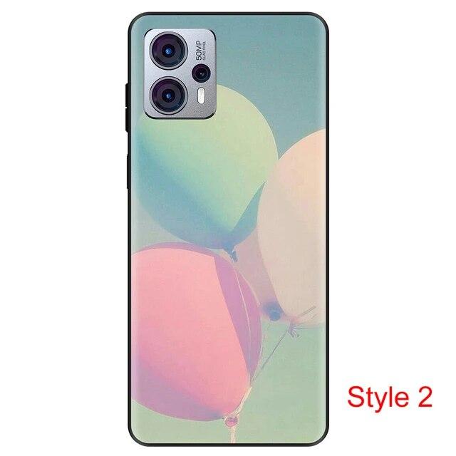 Чехол для Motorola Moto G23, пылезащитный черный чехол, силиконовый чехол 6,5 дюймов для MotoG23, противоударный мягкий бампер из ТПУ, полная защитная сумка