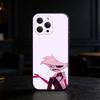 HazbinS AngelS Dust Phone Case For iPhone 17,16,15,14,13,12,11 Plus,Pro,Max,Mini Silicone black Soft Cover